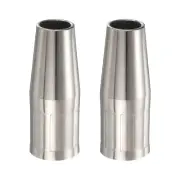 2pcs Mig Welding Gun Nozzle 1/2" Orifice KP3075-1-50F Gas Welding Gun Nozzle