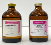 Vial GRAPE SEED OIL 200ml Pharmaceutical SUPER REFINED Crystal clear GRAPESEED