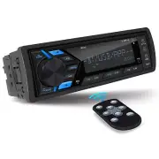 Single Din Car Radio Receiver - Bluetooth Car Stereo System - Mechless Digita...