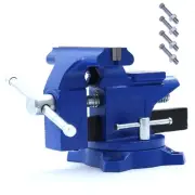 Home Bench Vise 4.5 Inch Jaw Width with 4 Inch Jaw Opening Home Vise with Pip...