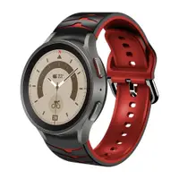 在飛比找ETMall東森購物網優惠-適用三星watch5Pro手表硅膠表帶4代classic個性