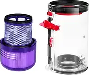 965443-01 Vacuum Dust Bucket Replacement Parts Compatible With Dyson V11 Torque Drive V11 Animal V11 Complete V11 Extra V15S Detect Submarine SV14 SV15 SV22 Vacuum Dust Bin HEPA Filter Attachments
