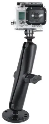 RAM Long Arm Flat Surface Mount & Adapter f/ GoPro Hero, Hero 2, Hero 3 Hero 960