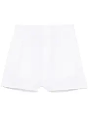 [Riviera] linen shorts S White