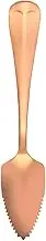 Grapefruit Spoons - Stainless Steel Watermelon Round Handle Dessert Spoon with Serrated Edge | Silverware Kitchen Tool for Kiwi, Dessert, Citrus Fruit
