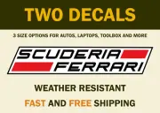 2X Scuderia Ferrari Decal Stickers Formula One Ferrari Racing