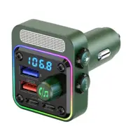 Bluetooth FM Transmitter Car MP3 Player Dual PD USB Charger USB Drive Adapter