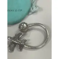 在飛比找蝦皮購物優惠-#Tiffany#飛機與地球鑰匙圈#二手精品