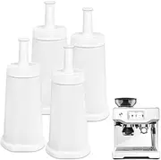 4 Pack Coffee Machine Filter,Replacement Water Filter Compatible with Brevill-e Sag-e Claro Swiss for Oracl-e Barist-a Bambin-o Espresso Coffee Machine Part #BES008WHT0NUC1