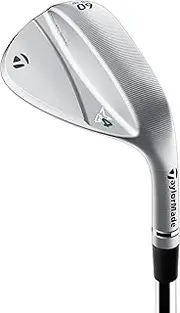TaylorMade Golf MG4 Chrome Standard Bounce Wedge | 56° Loft | 12° Bounce | Right Hand | Stiff Flex