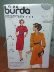 Vintage Burda Sewing Pattern 9186 Misses Dress Sz 12 to 16 NOS DAMAGED PACKAGE