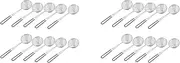 20 Pieces Hot Pot Strainer Scoops,Stainless Steel Hot Pot Strainer Spoons Mesh Skimmer Spoon Strainer Ladle with Handle