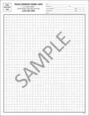 500 Graph Papers = 10 Pads / 50 Per Pad / Standard 1/4" / TMG040