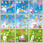 Easter Window Clings Decorations for Glass - Sticker Decals