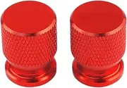 xinjiedianzi Motorcycle Tire Valve Caps Compatible with Track 125 250 500 Range XE125/XEF250 450/XE5(Red)