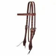 7148 Reinsman Classic Smooth Rosewood Leather Browband Headstall NEW