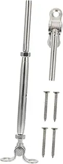 HOMSFOU Stainless Steel Rigging Connector Cable Railing Hardware Kit 3/16 Toggle Turnbuckle Hardware