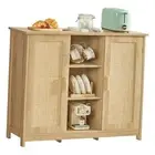 Sideboard Buffet Cabinet with Storage, Storage Cabinet with 3 Natural