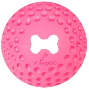 Rogz Gumz Ball Treat Dispensing Interactive Dog Toy Pink Small