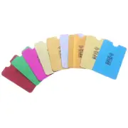 10Pcs Mixed RFID Bank Card Case Protection Shielding NFC Anti-Theft Card Hold $x
