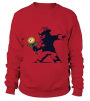 Super Mario Banksy Riot Anarchy sweatshirt CrewneckHoodie sweatshirt