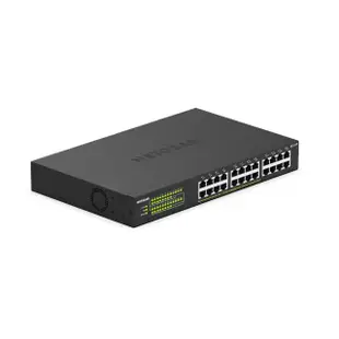 【NETGEAR】24埠 Gigabit 190W PoE供電 商用 金屬殼 網路交換器(GS324P)