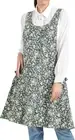 Cozy Adjustable Cross Back Aprons for Women with Pockets Cotton Linen Cooking...