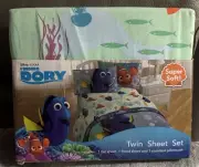 Disney Pixar Finding Dory Polyester Twin Sheet Set New