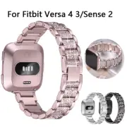 Bracelet Band Metal For Fitbit Versa 4/3/Sense 2/Sense Diamond Strap Wrist Watch