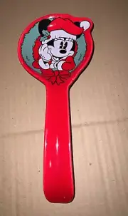 Disney minnie mouse CHRISTMAS SHAPED SPOON REST NEW