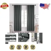 Thermal Insulated Window Treatment Curtains - Noise Reduction and Privacy 42x95