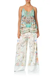STRAP TOP WITH SHEER UNDERLAY I DREAM OF MARIE