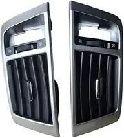 Compatible for Toyota Land Cruiser 200 LC200 2008 2009 2010-2015 Grill Car A/C Air Conditioner Outlet Air Fresh Grill Outlets(LH and RH-Silver)