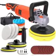 Buffer Polisher, Powerful Buffer Waxer, 7 Variable Speed 1000-3500 RPM,Rotary...