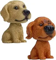 SUPVOX 2pcs Cute Dog Car Dashboard Ornament Animal Figure Fun and Aesthetic Vehicle Decoration Adorable Animal Car Dashboard Ornament