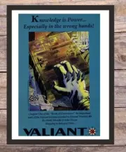 1992 Valiant Comics Book Of Geomancer Framed Vintage Print Ad Comic Book Art