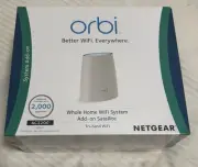 NETGEAR Orbi RBR40 Mesh AC2200 Satellite With Power Supply, New, Unopened Box
