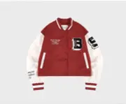 M Size Ben Sherman Varsity Jacket Wearing Honey