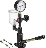 Mophorn 400Bar 6000PSI Diesel Fuel Injector Tester Diesel Injector Nozzle Tester with Dual Scale Gauge to Adjust Injector Nozzle Pressure and Testing Diesel Injector Nozzle Pop Pressure Tester