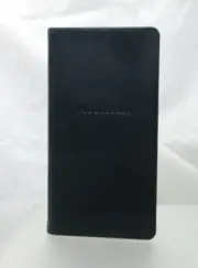 Address Book Pocket Size 3x6 Leather Cover Passwords Graphic Image Navy Blue