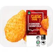 Woolworths Chicken Schnitzels 600g