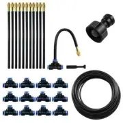 DIY 5-20M Free Bending Universal Spray Kit Irrigation Sprinkler Misting Cooling