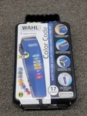 Wahl Color Coded Haircutting Kit Corded Precision Ground Blades 17 Pcs 79424-200
