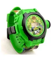 BEN-10 Digital Projector Wrist Watch for Kids (24 Images) with LED Light
