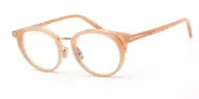 Tom Ford FT5784-D-B Asian Fit Blue-Light Block 072 Women’s Glasses Pink Size 48 - Private Health Rebate - Blue Light Block Available