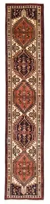 Vintage Hand-knotted Runner Rug 2'3" x 9'6" Traditional Wool Carpet