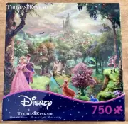 2014 THOMAS KINKADE/DISNEY 750 Piece Jigsaw Puzzle-Sleeping Beauty, NEW!