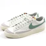 [歐鉉]NIKE BLAZER LOW '77 PRM 白綠 麂皮 皮革 拼接 休閒鞋 男女鞋 DO9799-100