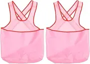 PACKOVE 2PCS Clothes Drying Apron - Portable Laundry Hanging Apron With Large Pocket for Garden and Wet Clothes