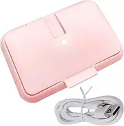 Wipes Warmer for Toddler, USB Heater for Wet Wipes, Wide Opening Wipes Dispenser Warmer for Camping, Car, Home, Travel, Picnic